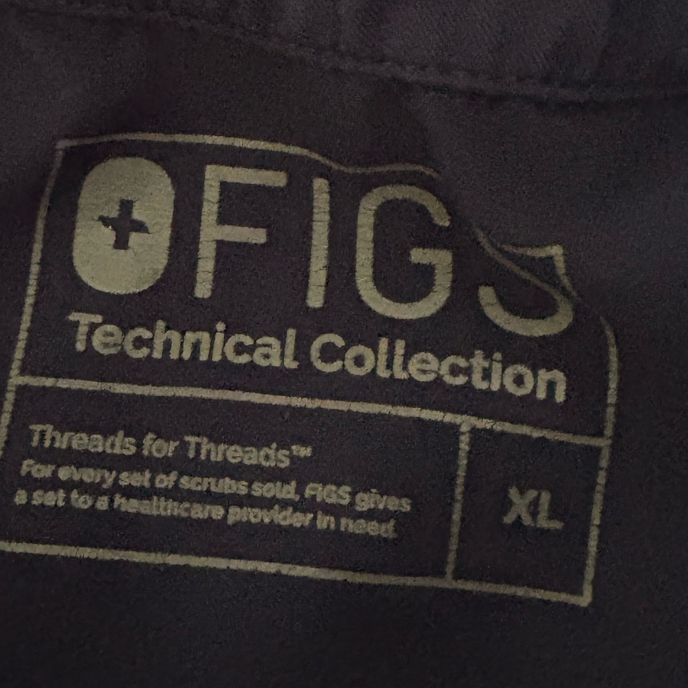 Figs Navy Blue Scrub Pants Women's Size XL - Picture 5 of 6